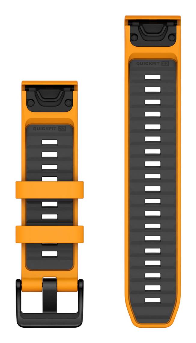 Garmin QuickFit, Band, Smartwatch, Graphit, Orange, Garmin, Approach S60, Approach S62, Approach S70 - 47 mm, D2 Delta,-1