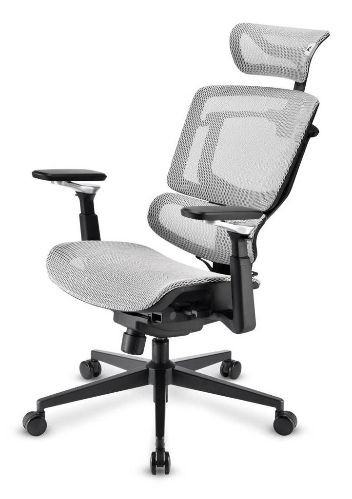 Sharkoon OfficePal C50M, Gepolsterter Sitz, Vernetzte Rückenlehne, Schwarz, Schwarz, Stoff, Schaum, Netz-3