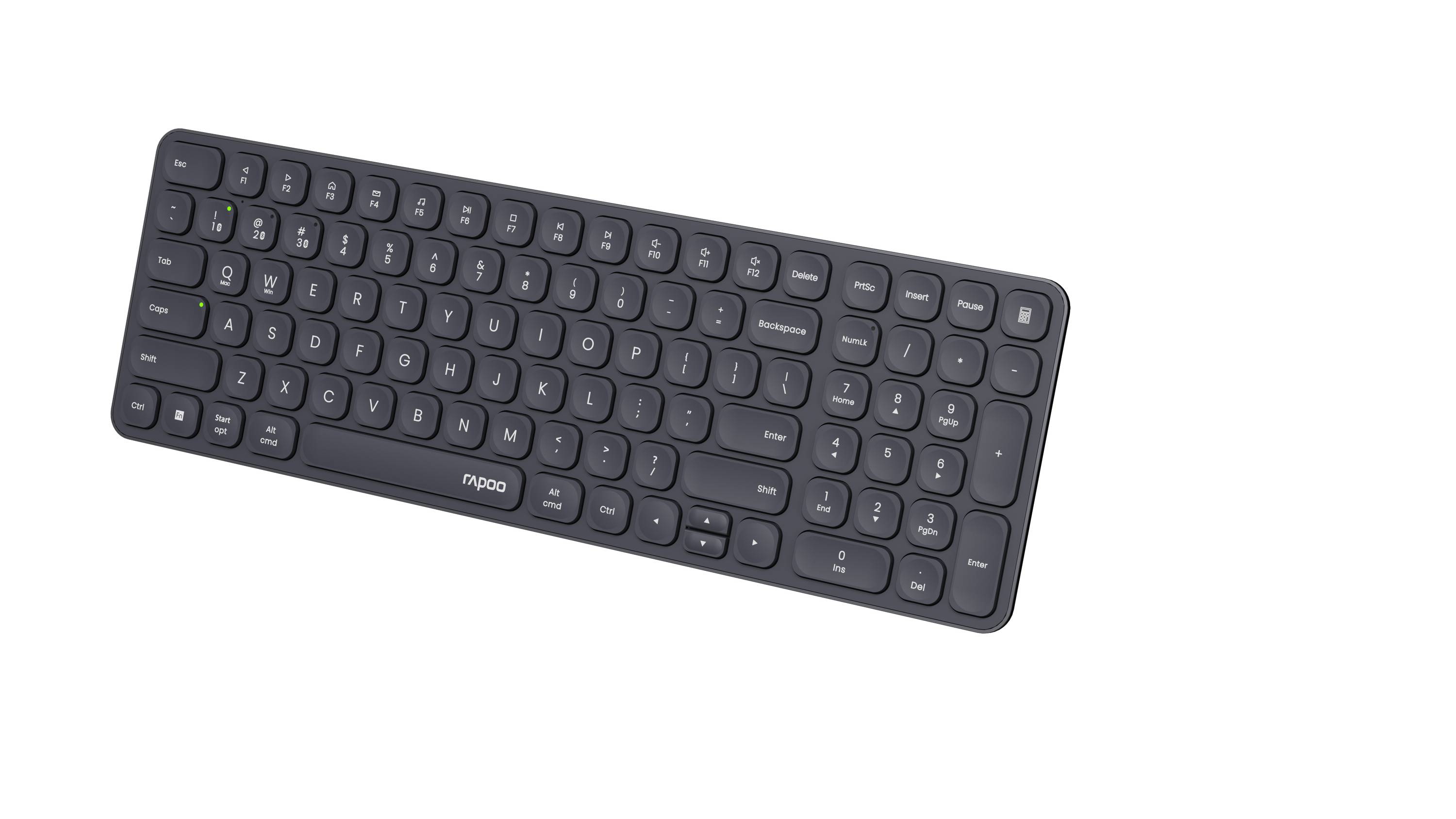 rapoo E9310M kabellose Tastatur - QWERTZ DE - schwarz 00226108-4