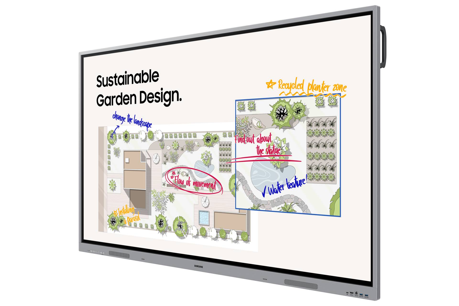 Samsung WE86FX interaktives Whiteboard 218 cm 86 Zoll LH86WEFWLGCXEN-2