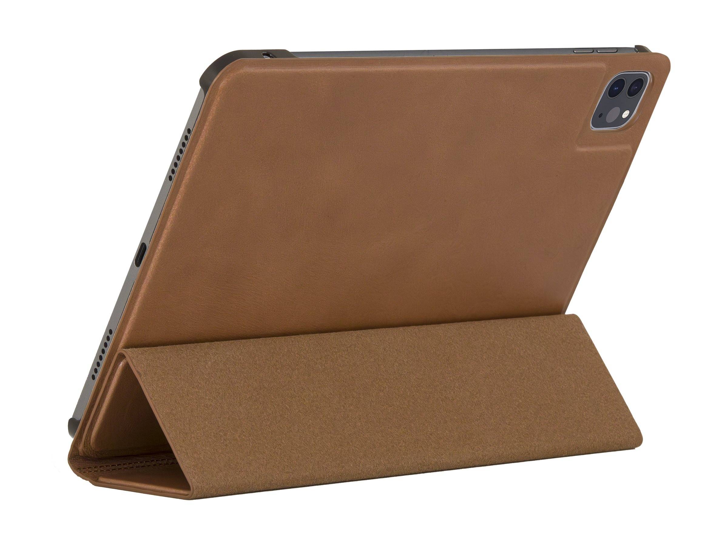 dbramante1928 Risskov - Flip-Hülle für Tablet - genarbtes Leder - Hellbraun - für Apple 11-inch iPad Pro (M4, M5)-2