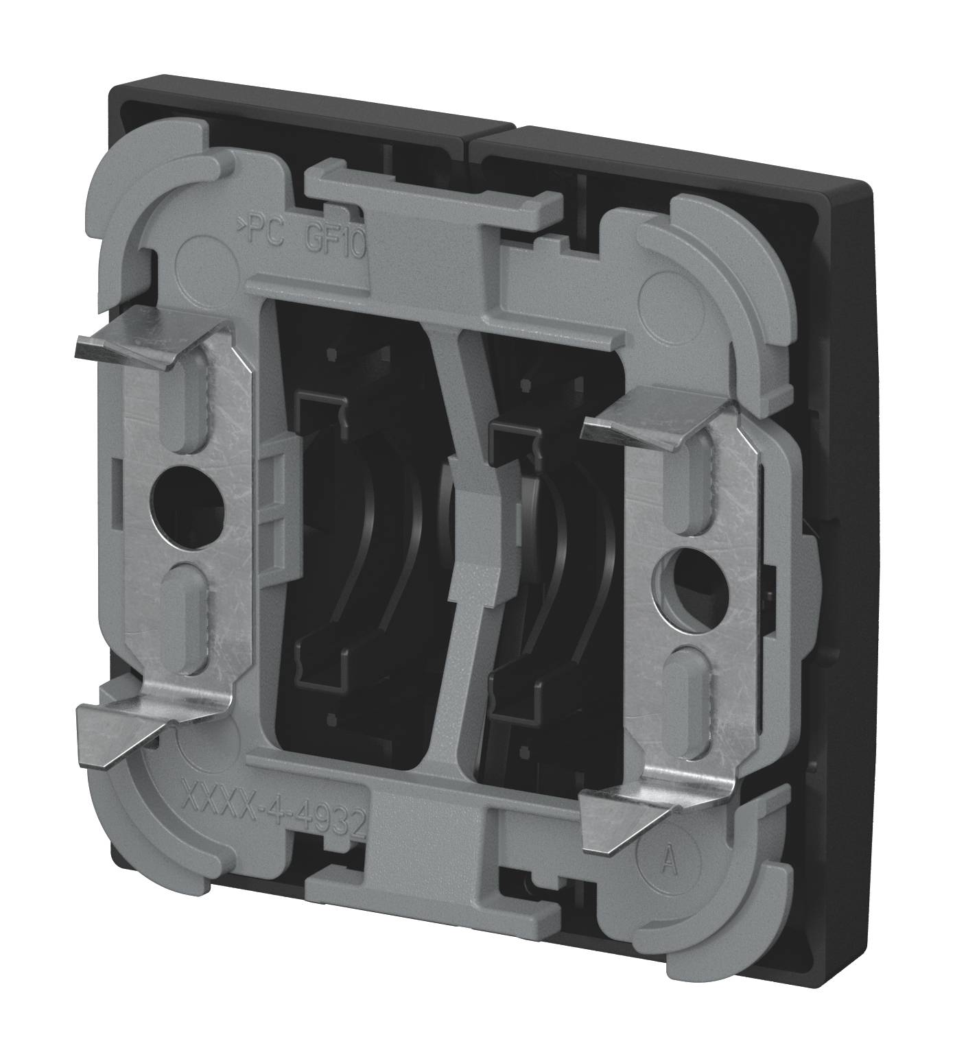 BUSCH JAEGER - Busch-Jaeger 2CKA001731A4040, Schwarz, Thermoplast, konventionell, Busch-Jaeger, Matte, IP20-2