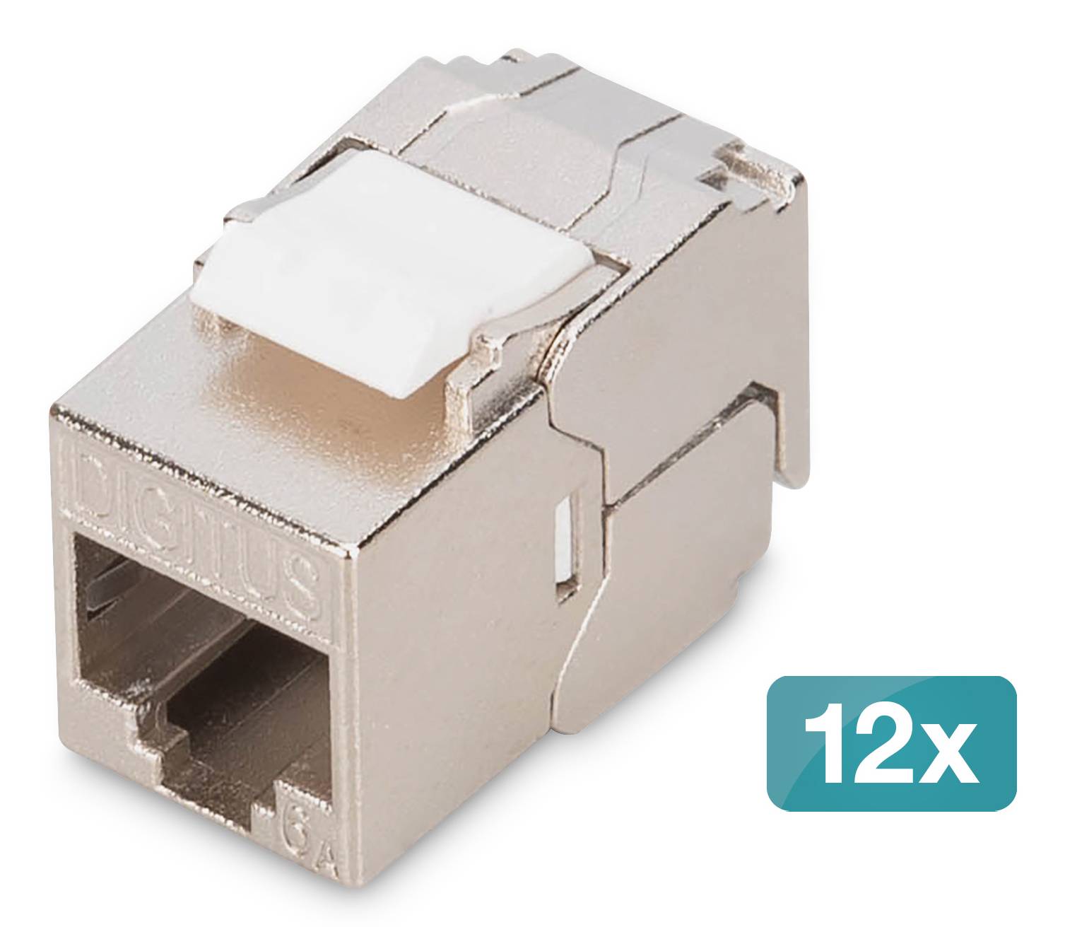 CAT 6A Kompakt-Keystone Modul, geschirmt, werkzeugfreier Montageanschluss, 12 S-4