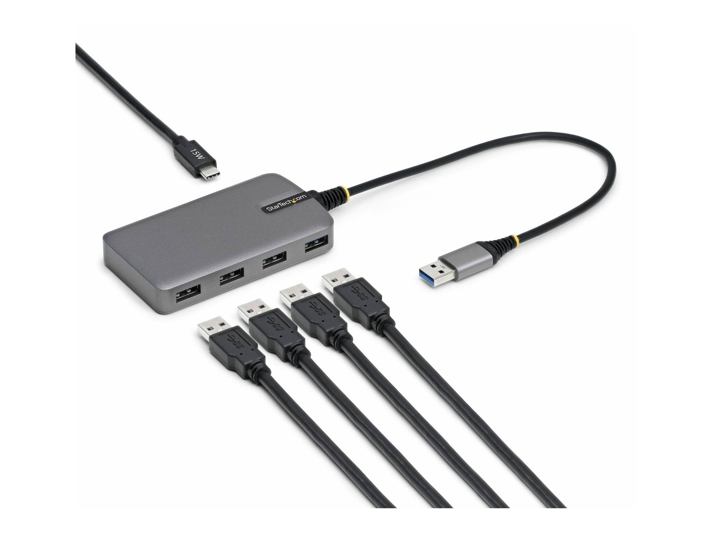StarTech.com Hub - 4 x USB 3.2 Gen 1 + 1 x-0