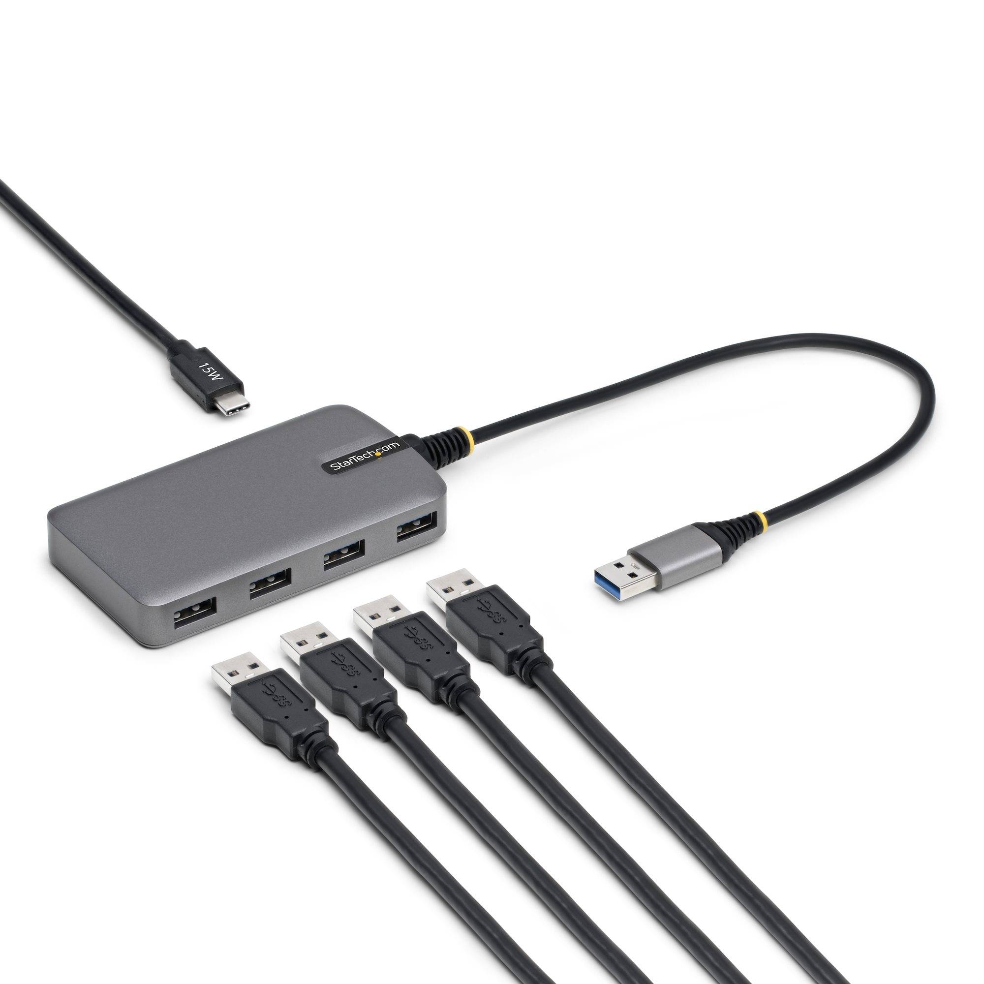 StarTech.com Hub - 4 x USB 3.2 Gen 1 + 1 x-3