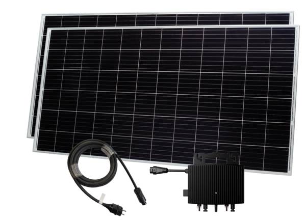 SUNSET Balkonkraftwerk SUNpay®840LW-W plus (OH)