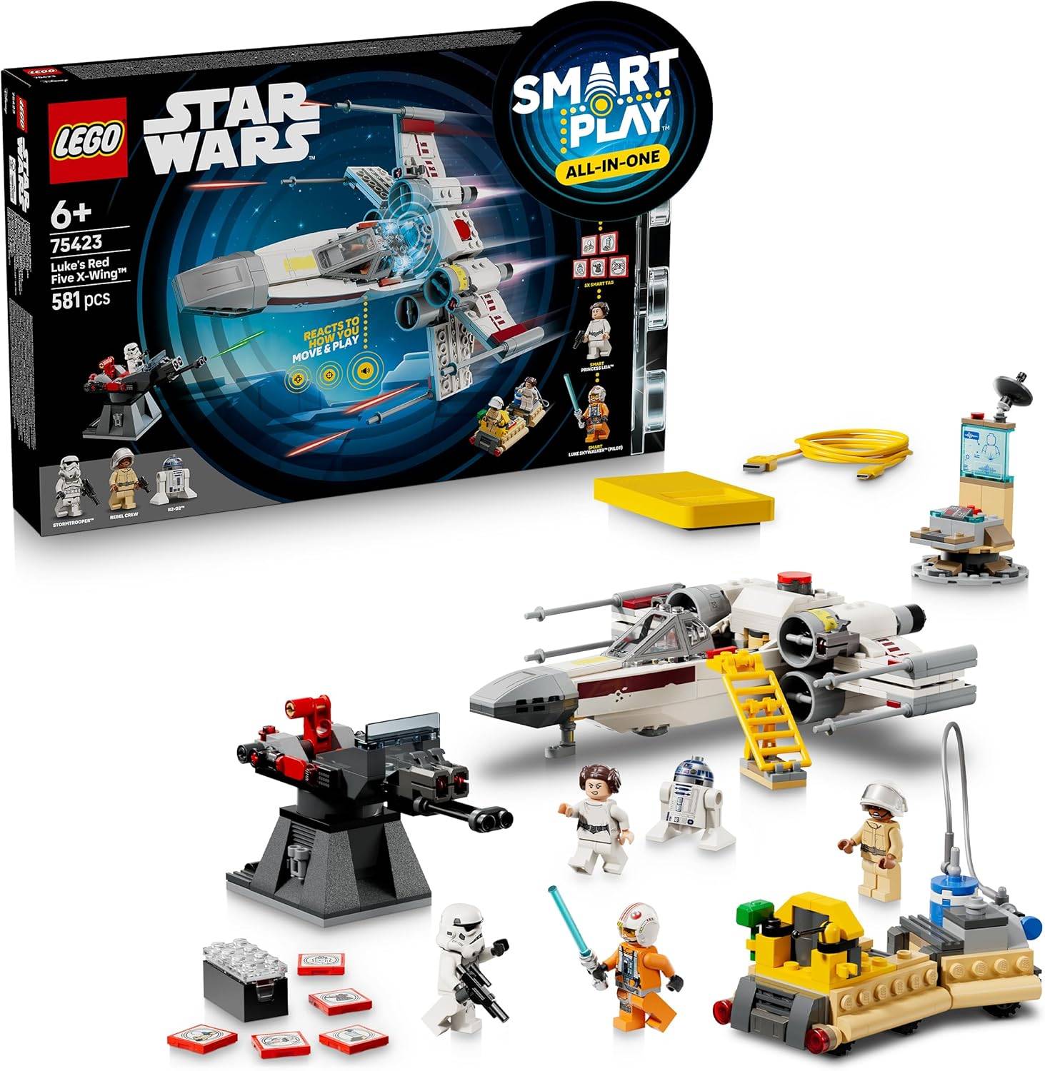 LEGO - Star Wars - SMART Play Luke´s Red Five X-Wing-0