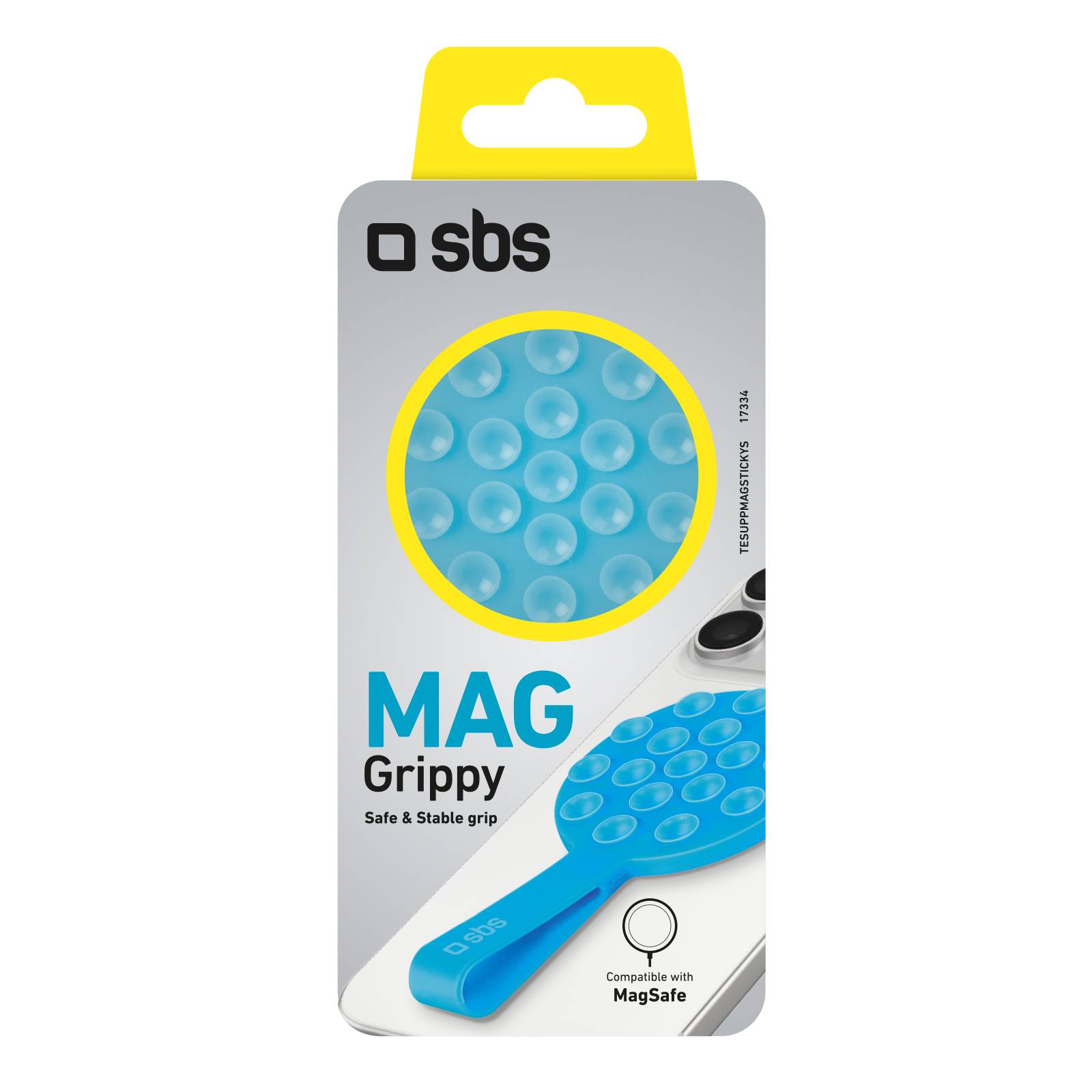 SBS MAG Grippy MagSafe-kompatible Halterung Saugnapf Öse – Blau-1
