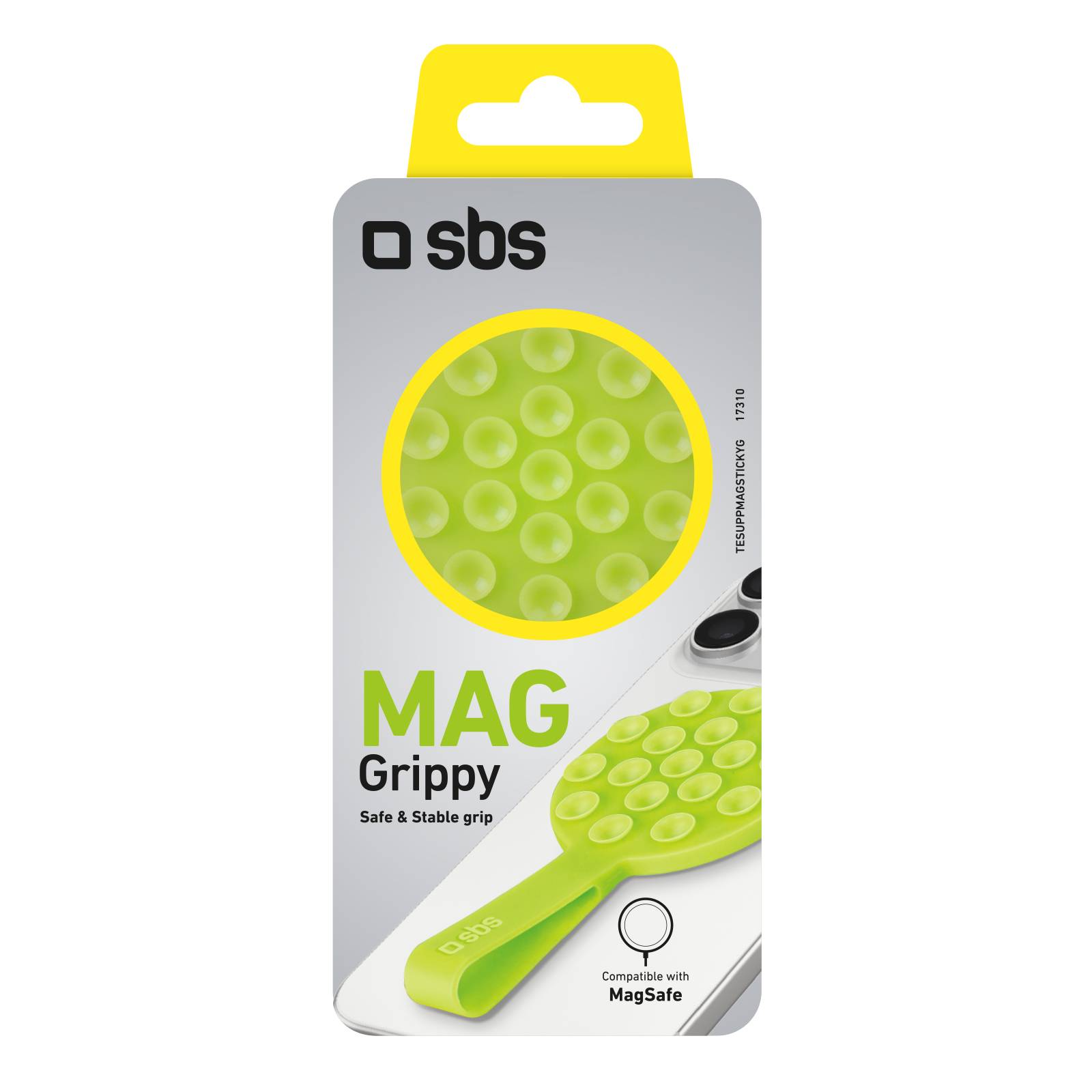 SBS MAG Grippy MagSafe-kompatible Halterung Saugnapf Öse – Grün-1
