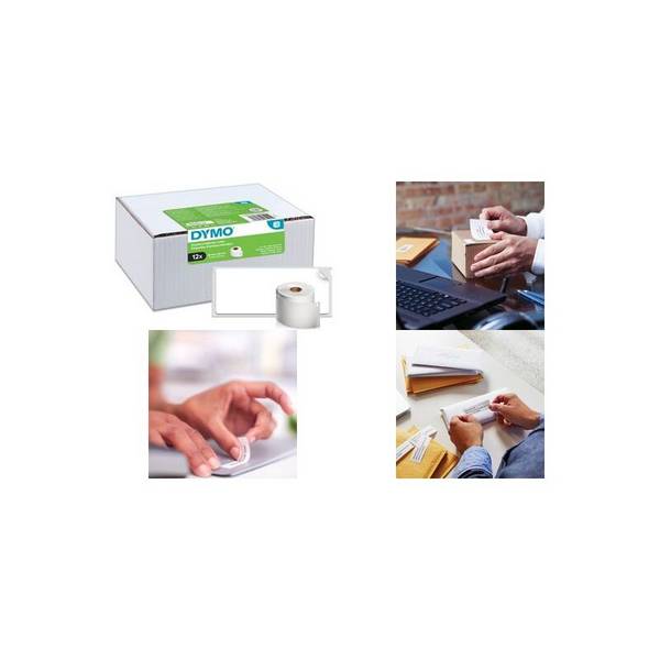 DYMO Original LabelWriter Versandetiketten (Extragroß) für LabelWriter 5XL/4XL-Etikettendrucker | 104 mm x 159 mm | 6 Ro