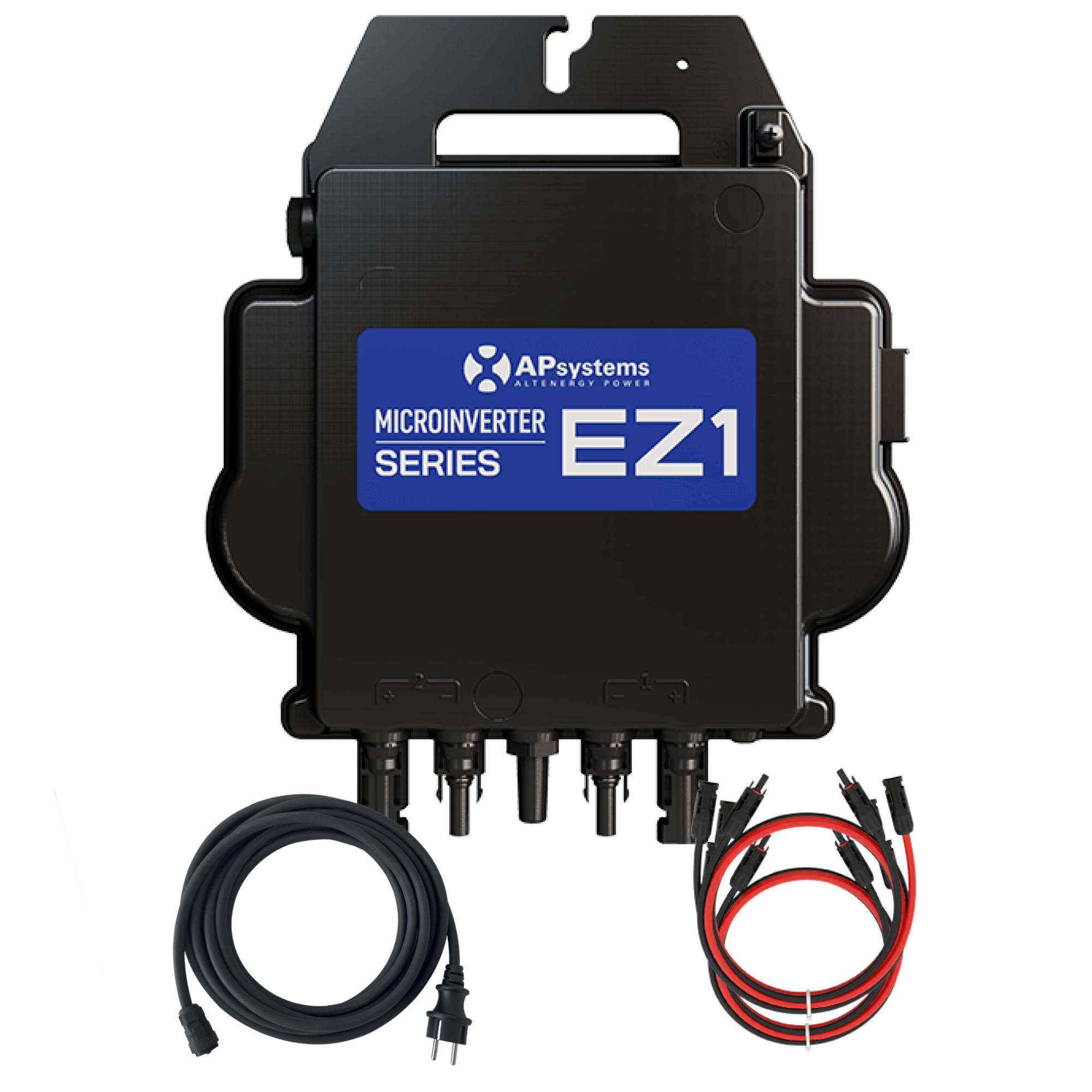 AP Systems Inverter 800 Watt für Balkonkraftwerk mit 5m Anschlusskabel und 4x 100cm Solarkabel-0