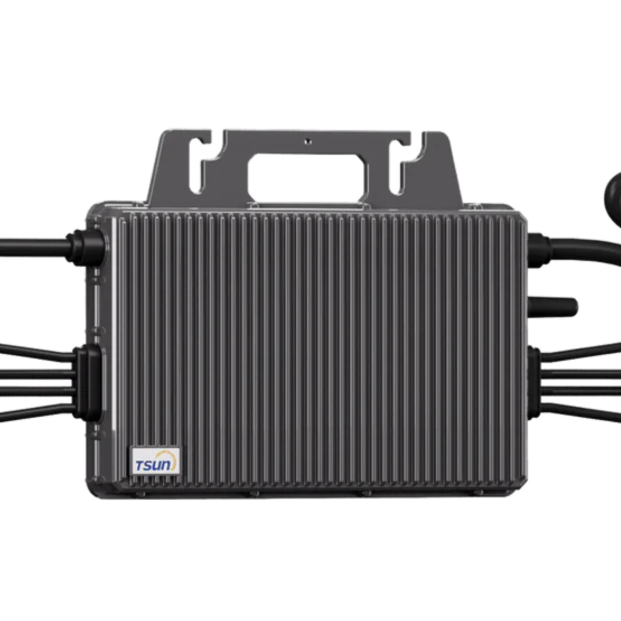 Symbolbild für TSUN Inverter 2000 Watt für Balkonkraftwerk mit 5m Anschlusskabel und 4x 100cm Solarkabel