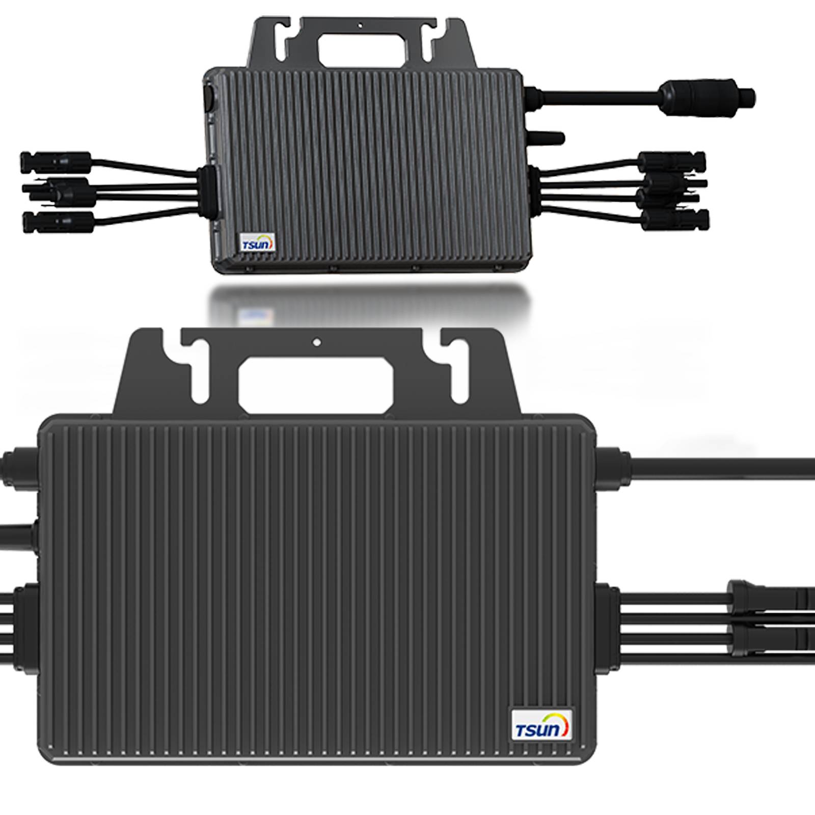 Symbolbild für TSUN Inverter 2000 Watt für Balkonkraftwerk mit 5m Anschlusskabel und 4x 100cm Solarkabel