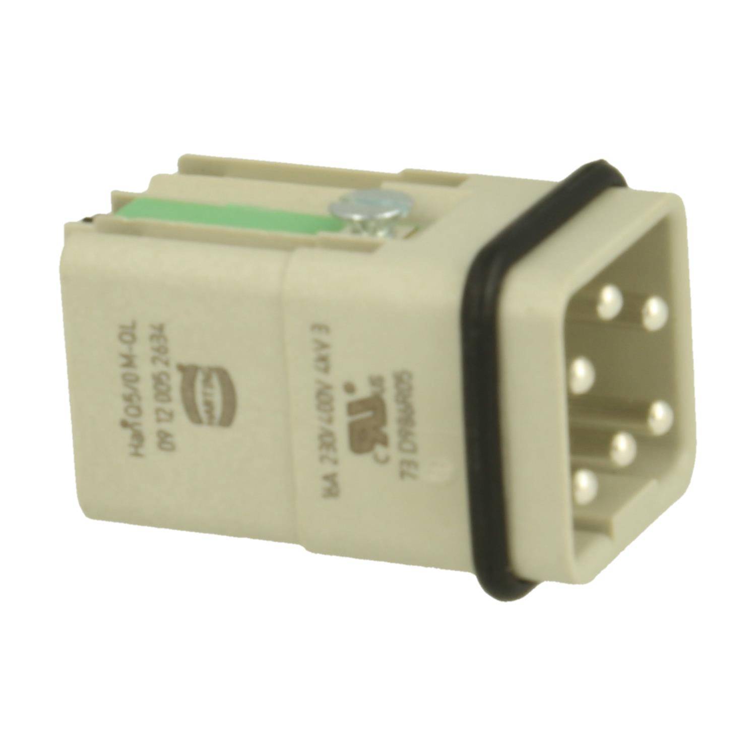 HARTING Han Q5/0 Stifteinsatz (M) Quick-Lock-Anschluss, 5-polig+PE 230V/400V, 16A - 1 Stück-3