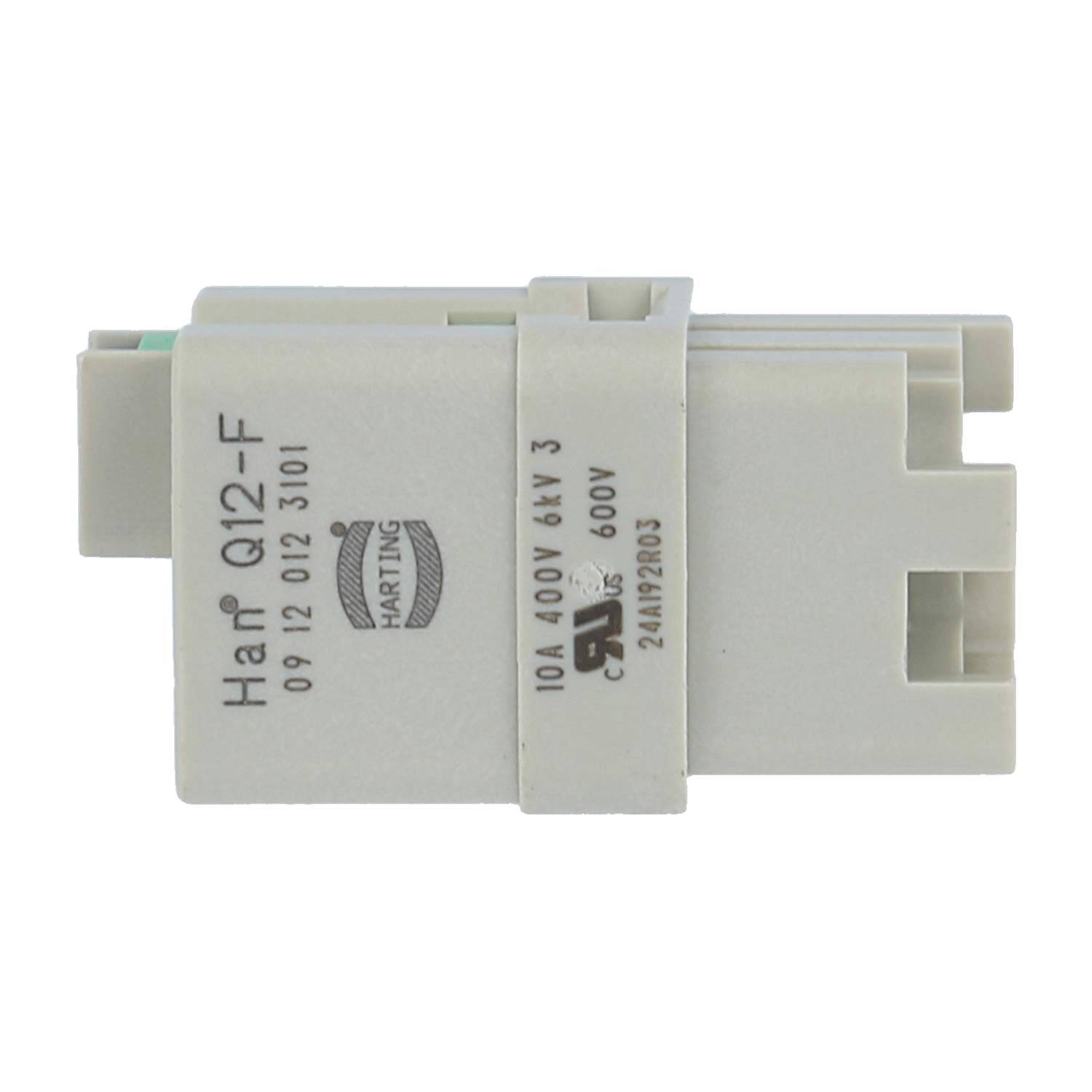 HARTING Han Q12/0 Buchseneinsatz (F) Crimp- / Quick-Lock-Anschluss (PE), 12-polig+PE 400V, 10A - 1 Stück-4