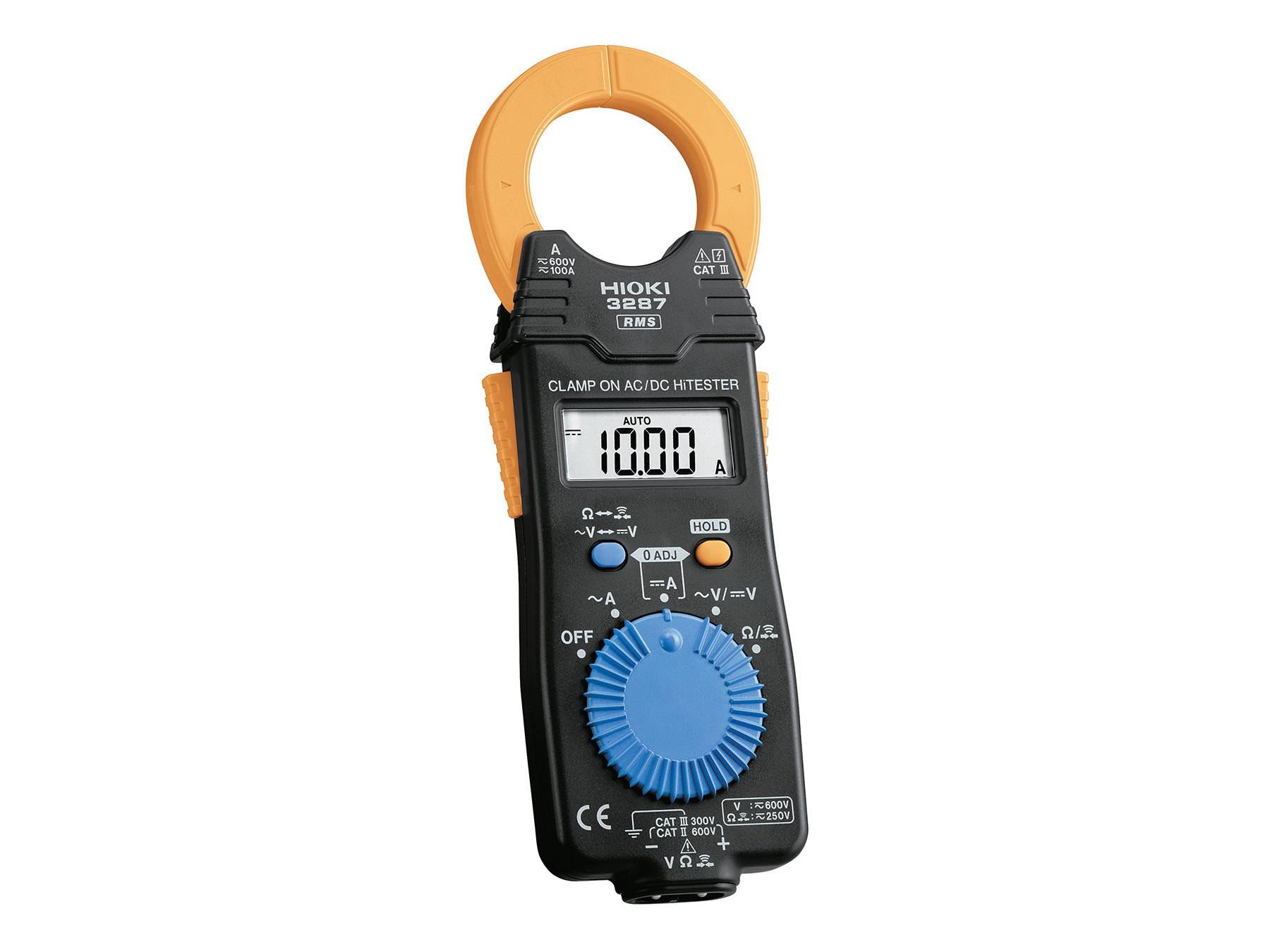 HIOKI 3287 - True-RMS-Zangenmessgerät für AC und DC, 10 A und 100 A Strombereiche-0