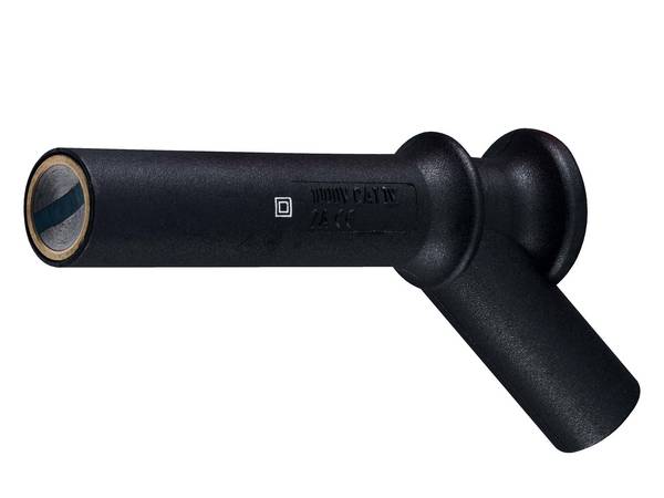 9804-02 - Magnetkontakt für Messleitungen, schwarz, 4 mm Anschluss