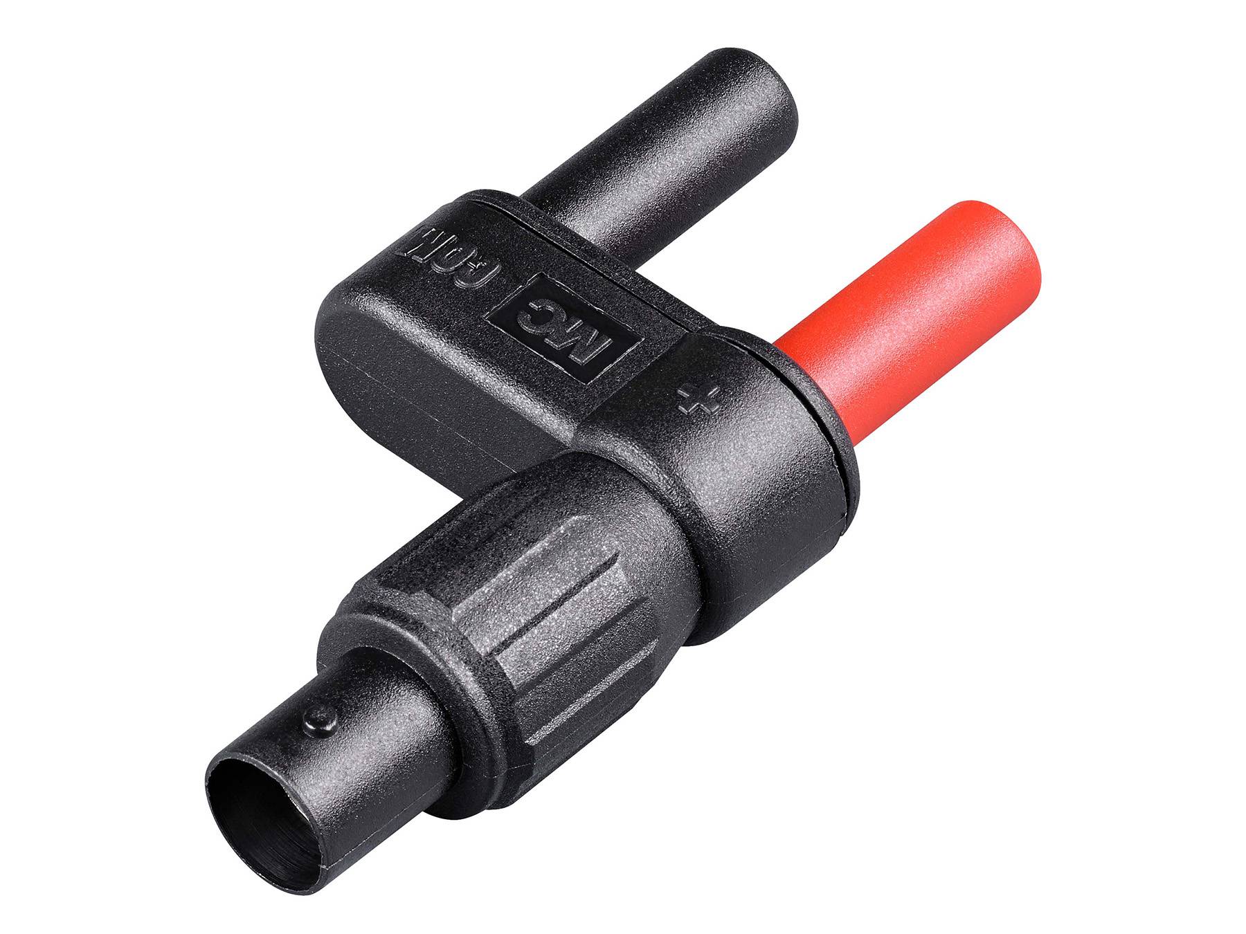 9704 - BNC Adapter, BNC-Buchse auf 2 × 4-mm-Sicherheitsstecker, CAT III 600 V-0