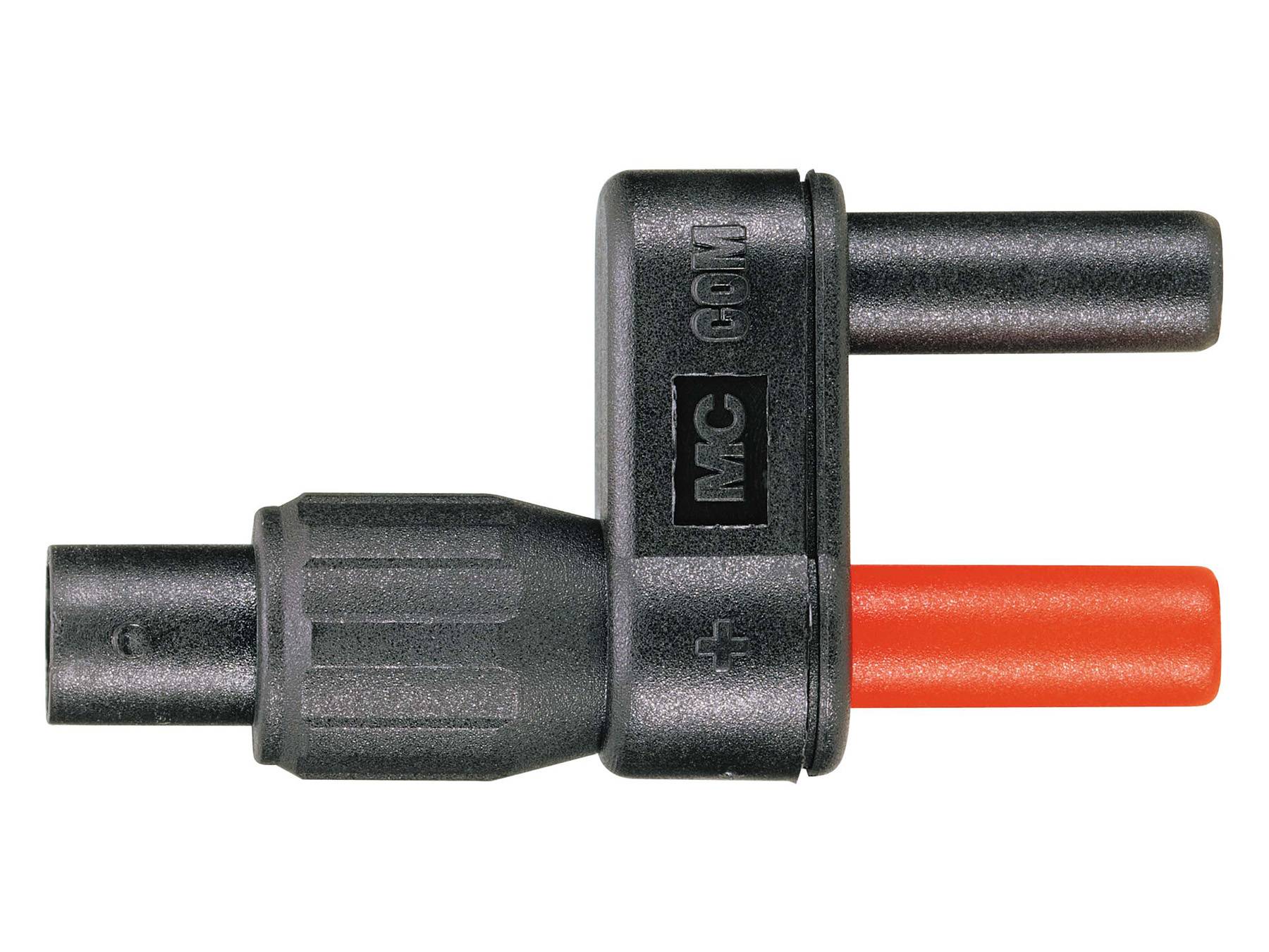 9704 - BNC Adapter, BNC-Buchse auf 2 × 4-mm-Sicherheitsstecker, CAT III 600 V-1