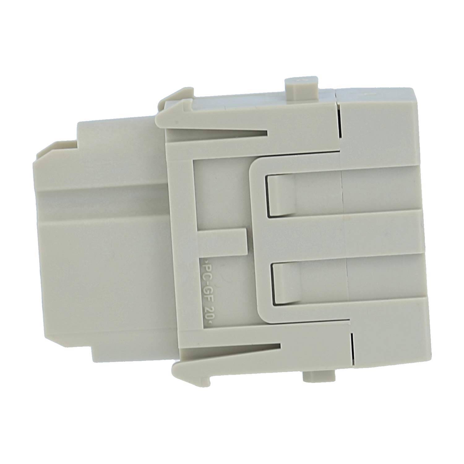 HARTING Han C Axial Modul Buchseneinsatz (F) Axialschraubanschluss, 3-polig 690V, 40A - 1 Stück-1