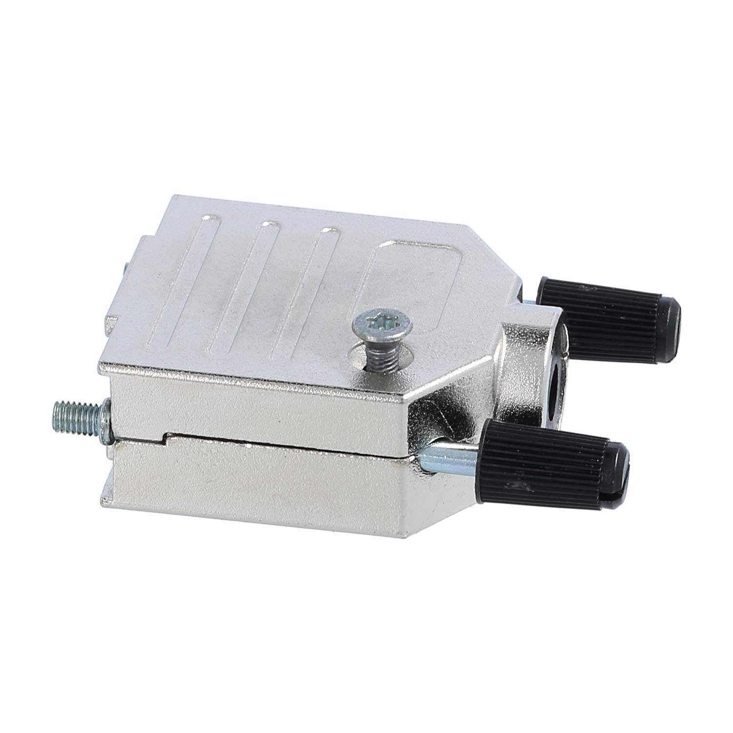 D-Sub Metallgehäuse passend für D-Sub Einsatz 9-polig, 15-polig (HD) gerade, Klemmbereich 4,0mm - 11,7mm - 1 Stück-1