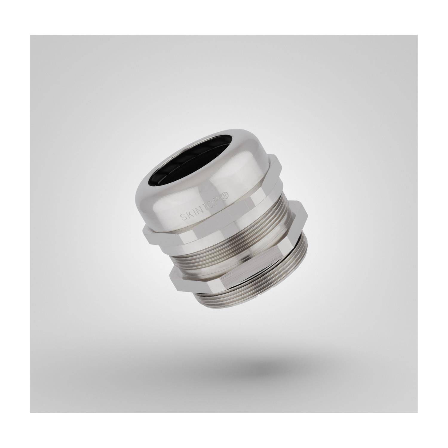 LAPP Verschraubung M25x1,5 mit Reduzierung Messing (CuZn) vernickelt Gewindelänge 8,0mm - 25 Stück-0