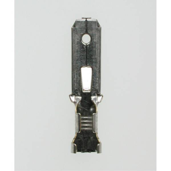 Flachstecker, Steckgröße 6,3 x 0,8mm unisoliert, mit Rastzunge Querschnitt 4mm² - 6mm² - 1 Stück