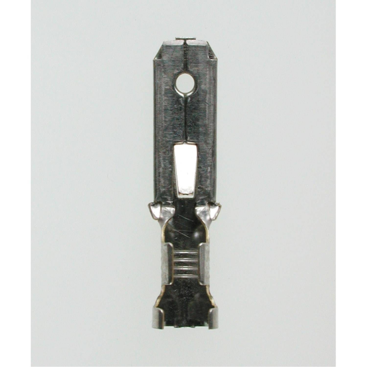 Flachstecker, Steckgröße 6,3 x 0,8mm unisoliert, mit Rastzunge Querschnitt 4mm² - 6mm² - 1 Stück-0