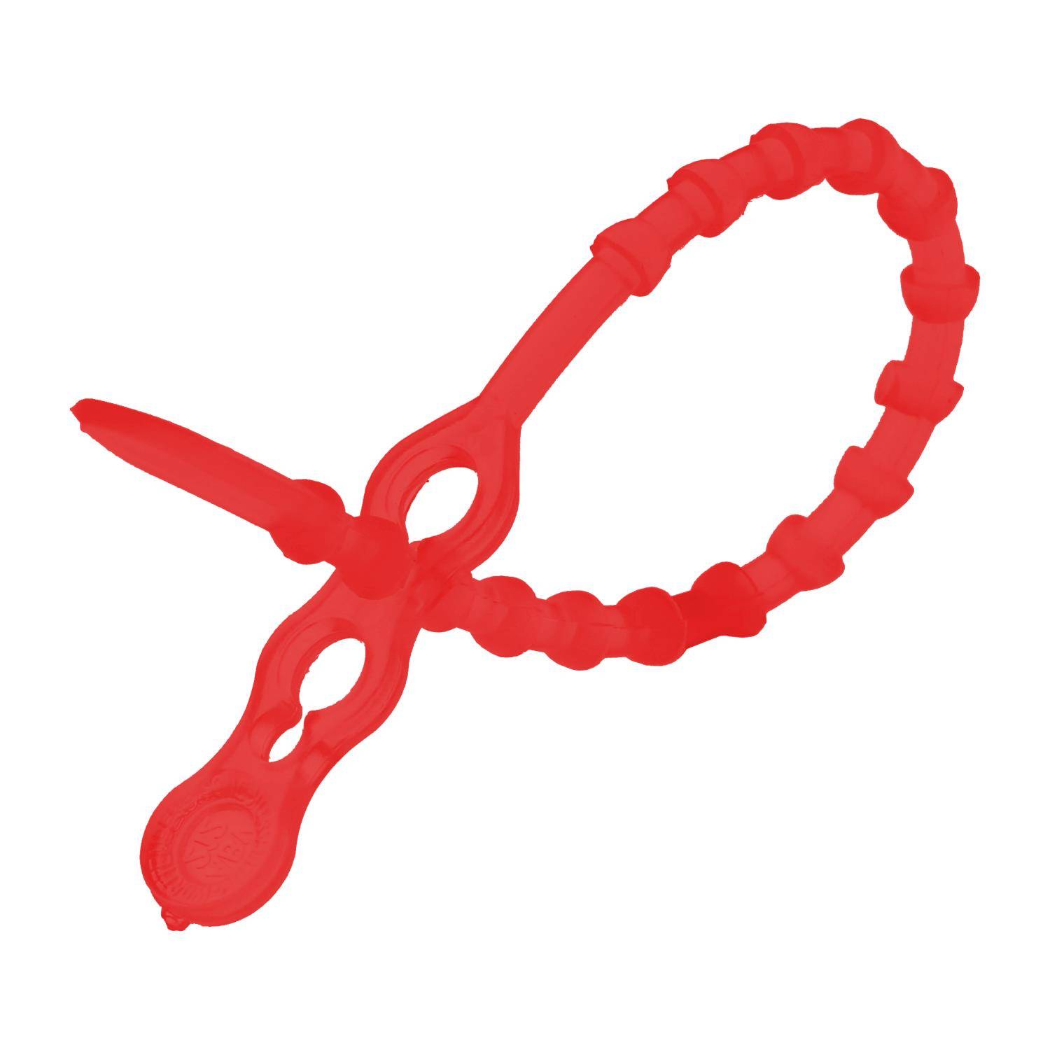 Kugelbinder wiederlösbar fast unbegrenzt wiederverwendbar, VPE 100 Stück Maße L/B/H 240,0mm Durchmesser/H 3,9mm, Farbe-0