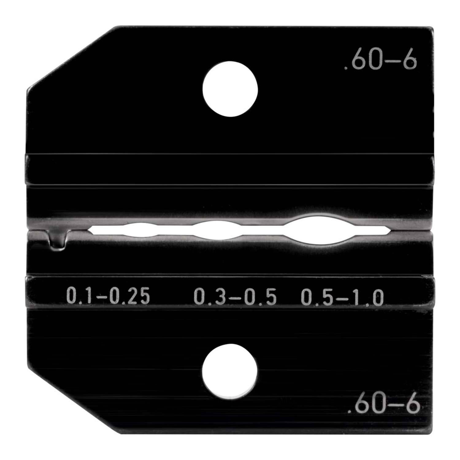 624 060-6 3 0 Rennsteig Werkzeuge GmbH Crimpeinsatz für isolierte Verbinder, Schrumpfschlauchverbinder und Kabelschuh --0