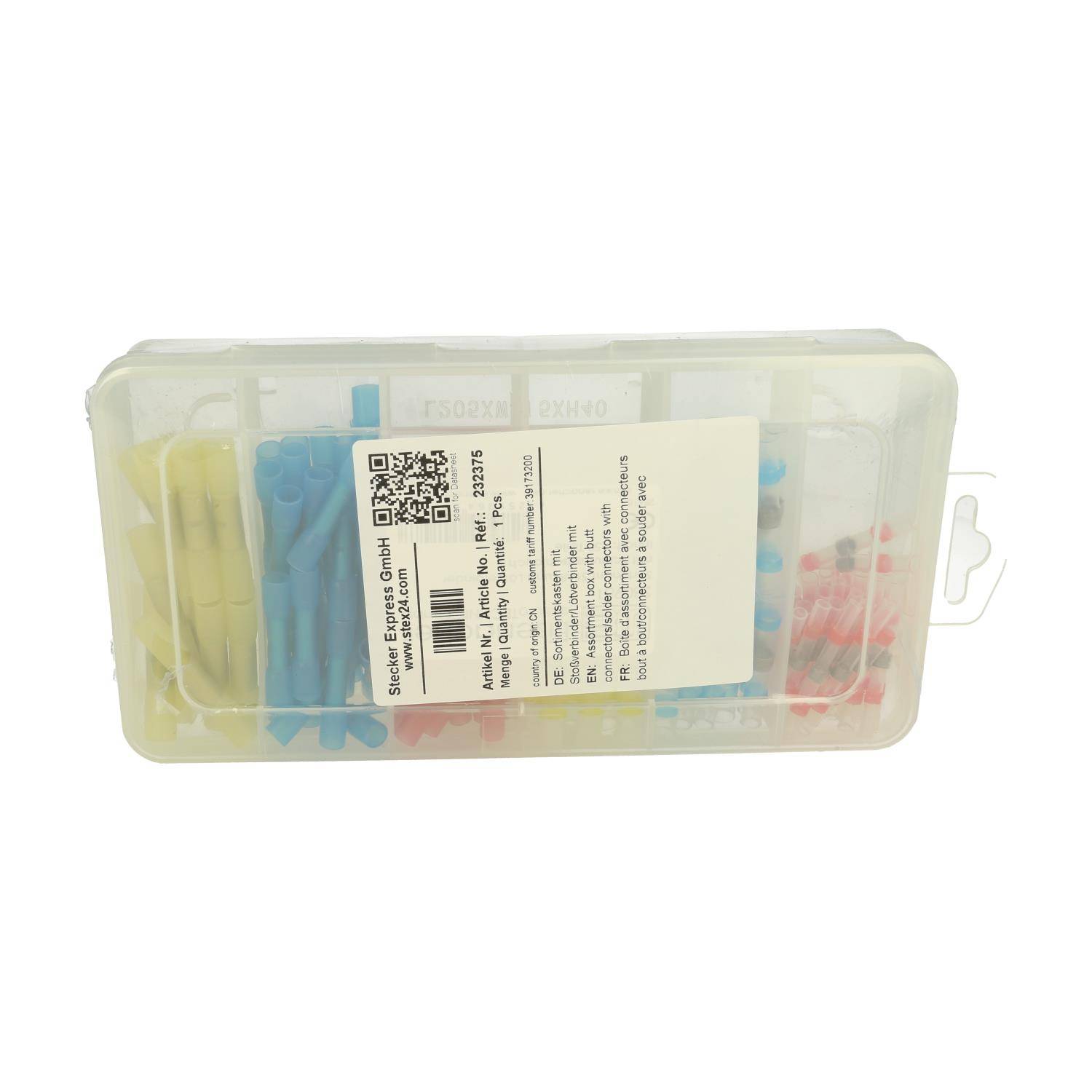 Sortimentskasten mit Stoßverbinder/Lötverbinder mit Schrumpfschlauchisolation verschiedene Farben - 1Stück-2