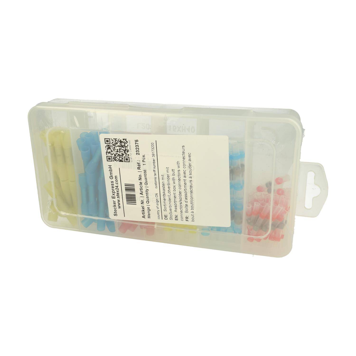 Sortimentskasten mit Stoßverbinder/Lötverbinder mit Schrumpfschlauchisolation verschiedene Farben - 1Stück-3