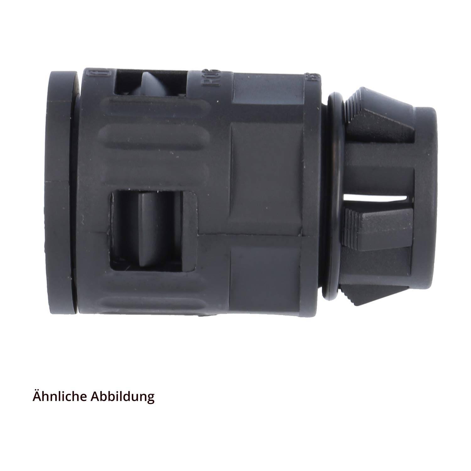FLEXA RQG1-S Schnellverschraubung gerade für Schlauch-Außendurchmesser 21,2mm konisch dichtend ohne Außengewinde - 1-3