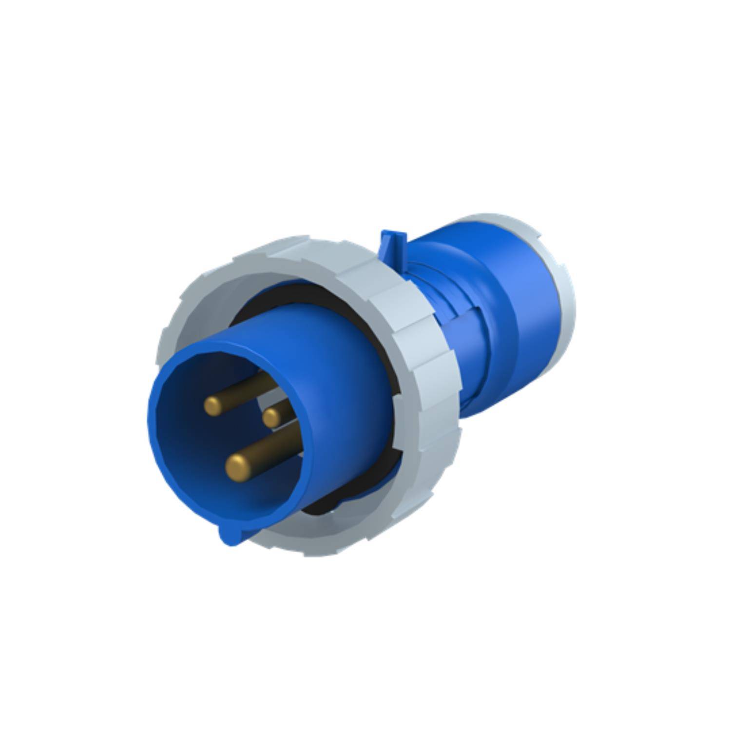 Amphenol 16 Ampere CEE Steckverbinder 3-polig (2P+PE) Stift, Kodierung 6h blau 200/250V Frequenz 50 und 60Hz - 1 Stück-0