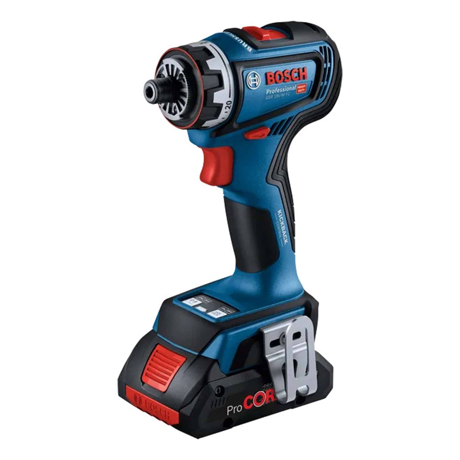 BOSCH Professional GSR 18V-90 Akku Bohrschrauber Set 06019K6204-1