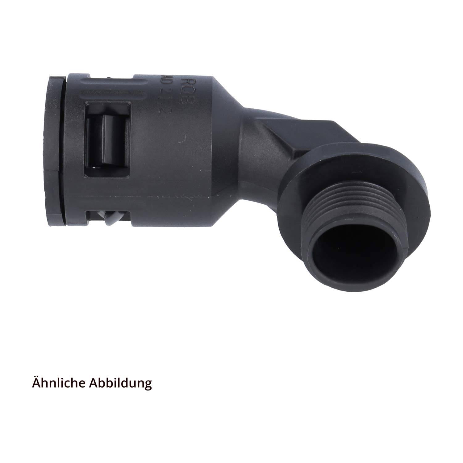 FLEXA RQB90-M Schnellverschraubung 90 Grad Bogen Gewinde M12x1,5 für Schlauch-Außendurchmesser 10,0mm hochdichtend mit-1