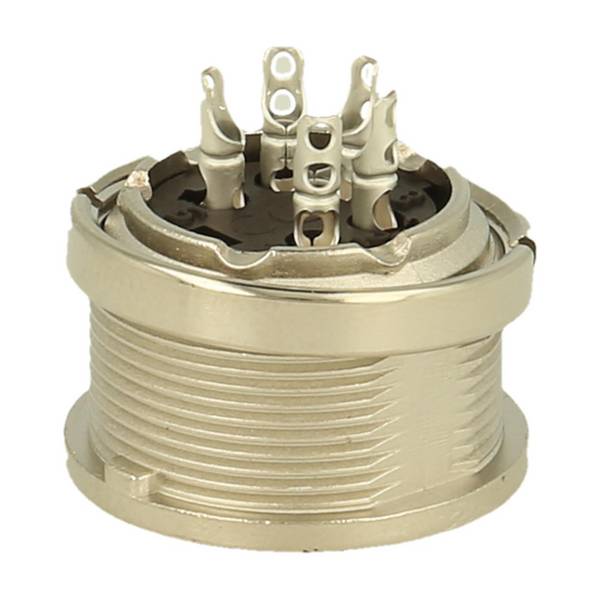 T3363000U Amphenol Female panel connector 5 pole IP40 solder silver screw locking - 100 Stück