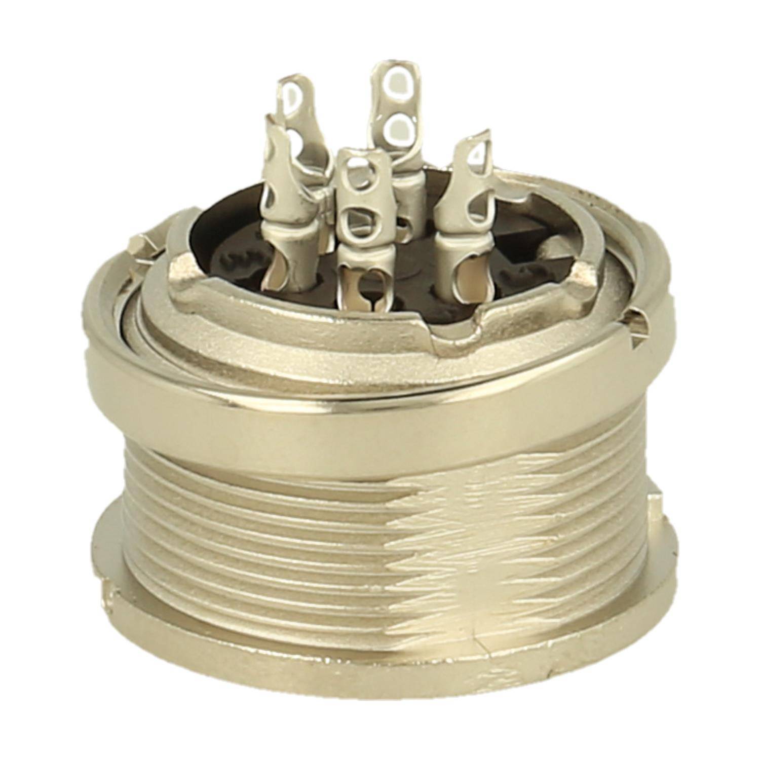 T3363000U Amphenol Female panel connector 5 pole IP40 solder silver screw locking - 100 Stück-3