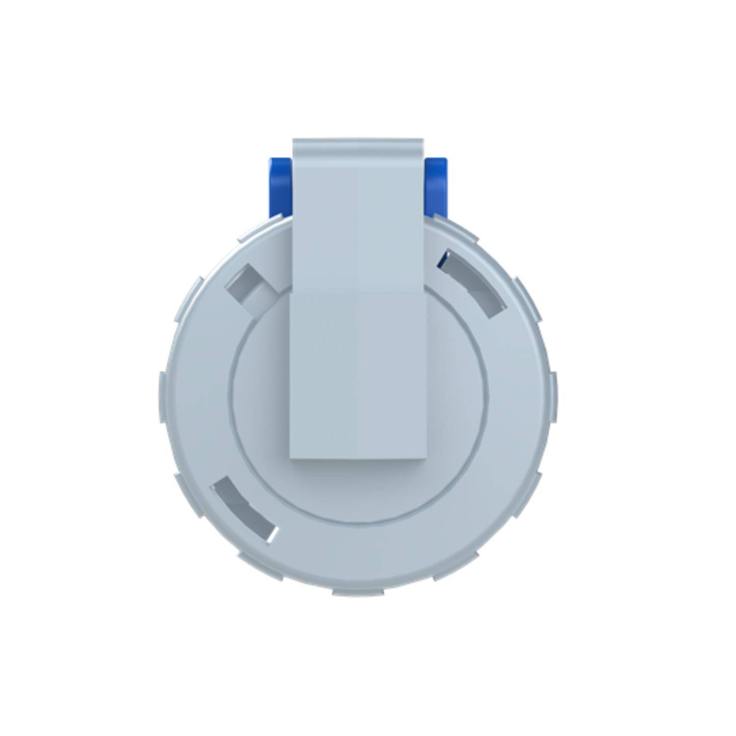 Amphenol 16 Ampere CEE Kupplungssteckverbinder 3-polig (2P+PE) Buchse, Kodierung 6h blau 200/250V Frequenz 50 und 60Hz-1
