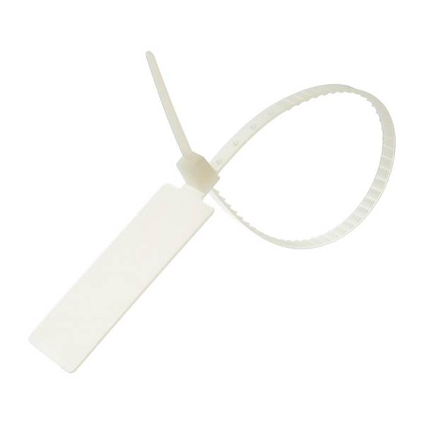 Sicherheitskabelbinder mit großem Beschriftungsfeld VPE 100 Stück Maße L/B/H 422,0mm x 7,0mm, Farbe natur - 1 Stück