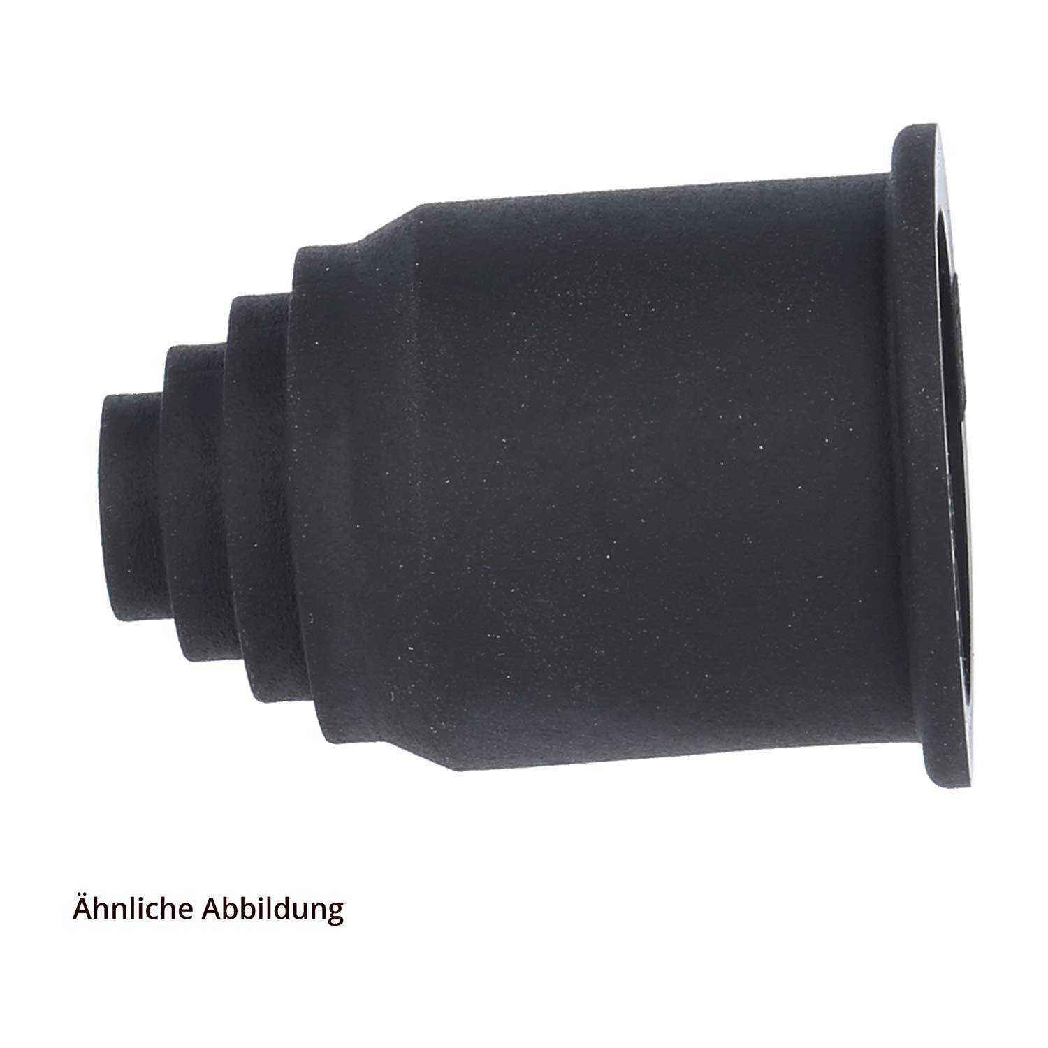 FLEXA AK Endtülle/Innentülle aufsteckbar geschlossen für Schlauch-Außendurchmesser 27,0mm Klemmbereich 6,0mm x 23,0mm --2