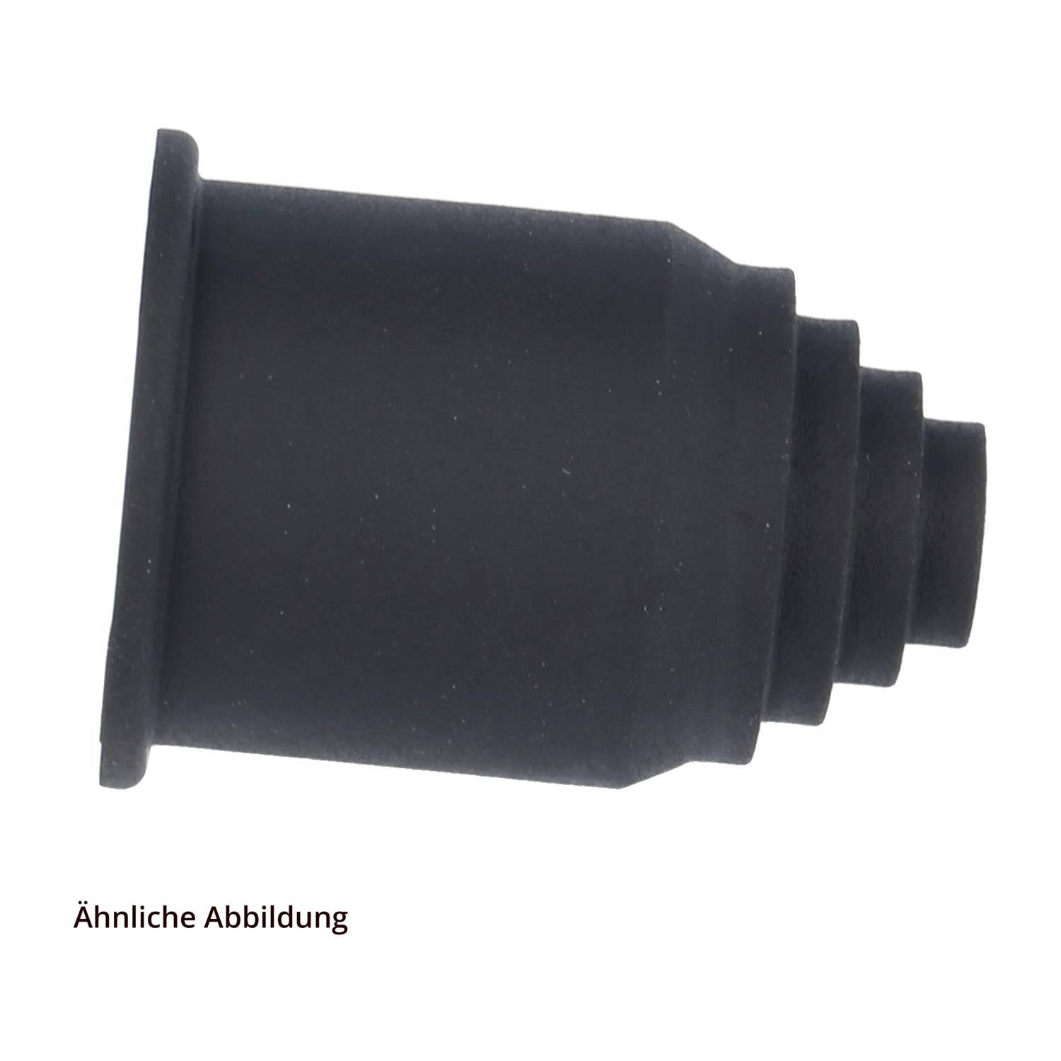 FLEXA AK Endtülle/Innentülle aufsteckbar geschlossen für Schlauch-Außendurchmesser 27,0mm Klemmbereich 6,0mm x 23,0mm --3