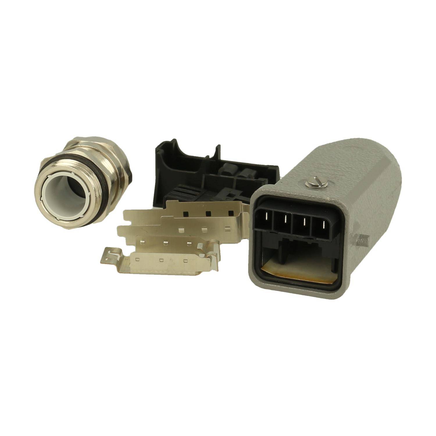 HARTING HAN RJ45 IP67 Hybrid Set Stift im Tüllengehäuse Metall incl. Verschraubung - 1 Stück-1