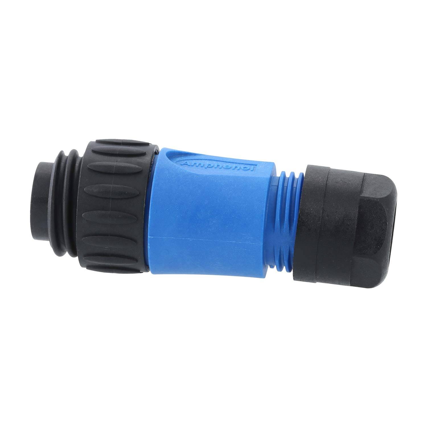 Amphenol RD24-KSG Kabelsteckverbinder gerade Stift Schraubanschluss, Polzahl 3+PE Kabelabgang gerade, Klemmbereich-1
