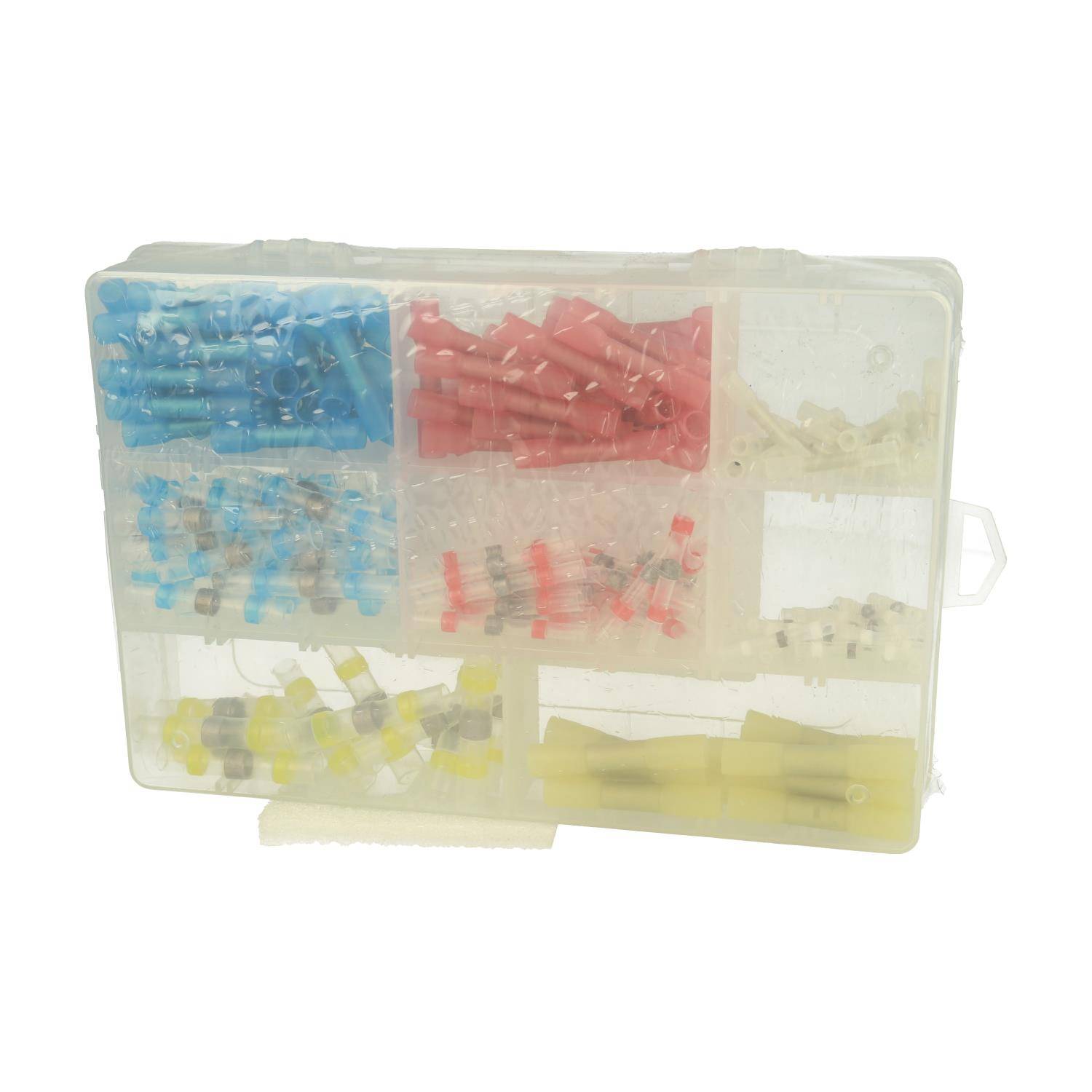 Sortimentskasten mit Stoßverbinder/Lötverbinder mit Schrumpfschlauchisolation verschiedene Farben - 1Stück-1