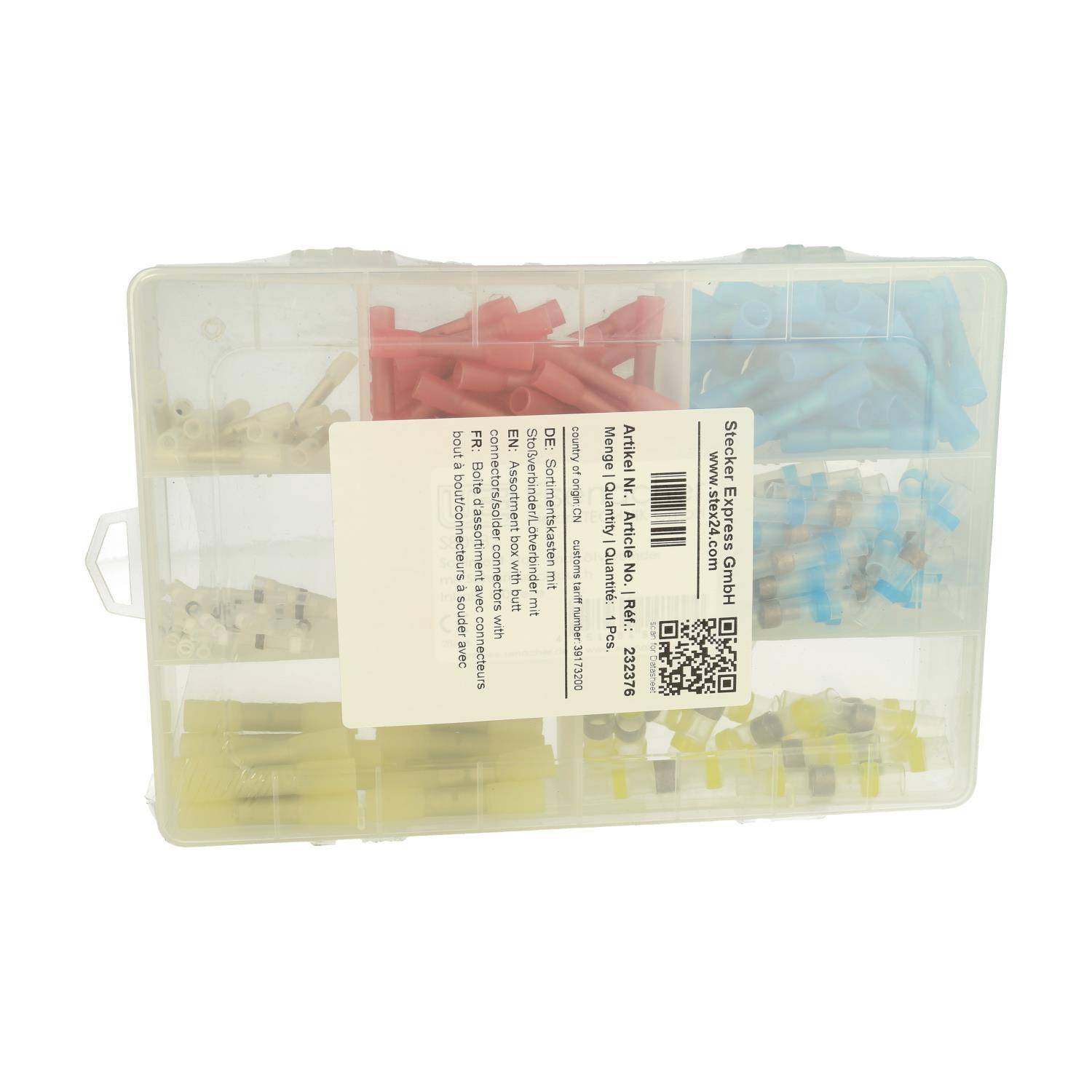 Sortimentskasten mit Stoßverbinder/Lötverbinder mit Schrumpfschlauchisolation verschiedene Farben - 1Stück-2
