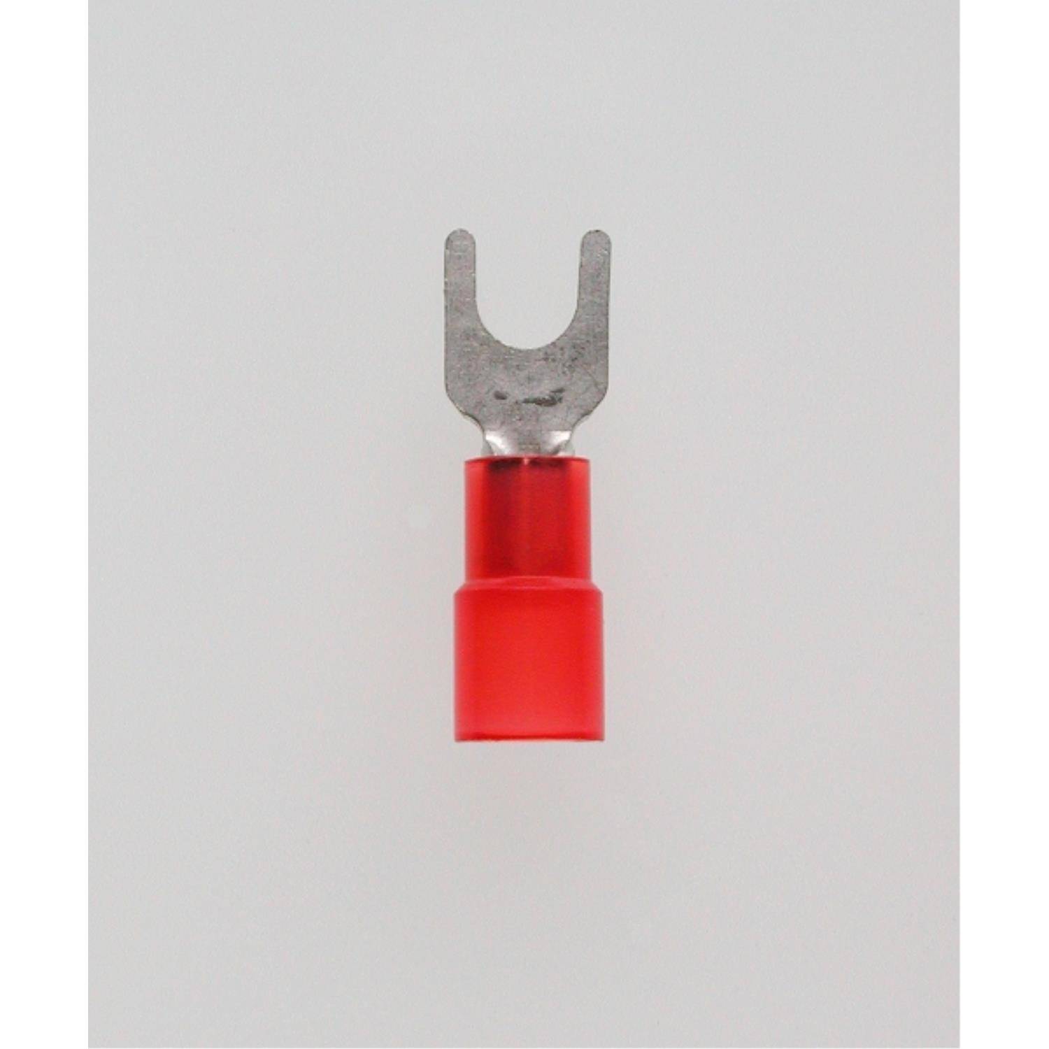 Stecker Express K404030N, Quetschkabelschuh DIN 46237 isoliert, Gabelform-0