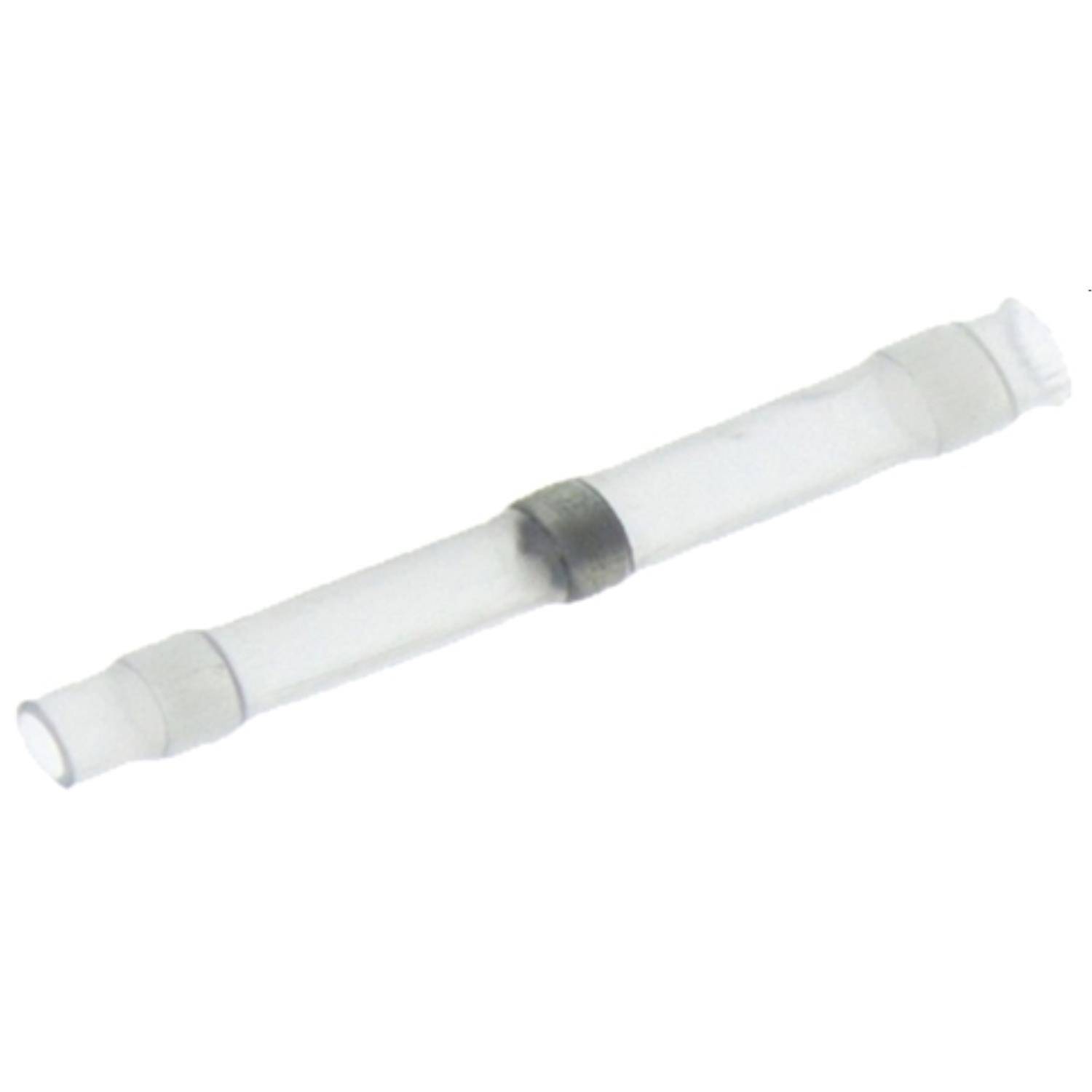 Lötverbinder mit Schrumpfschlauch isoliert, Farbe Kodierung DIN Querschnitt 0,1mm² - 0,5mm² weiß, transparent - 1 Stück-0