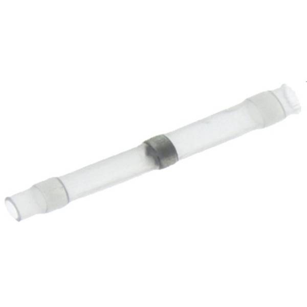 Lötverbinder mit Schrumpfschlauch isoliert, Farbe Kodierung DIN Querschnitt 0,1mm² - 0,5mm² weiß, transparent - 1 Stück