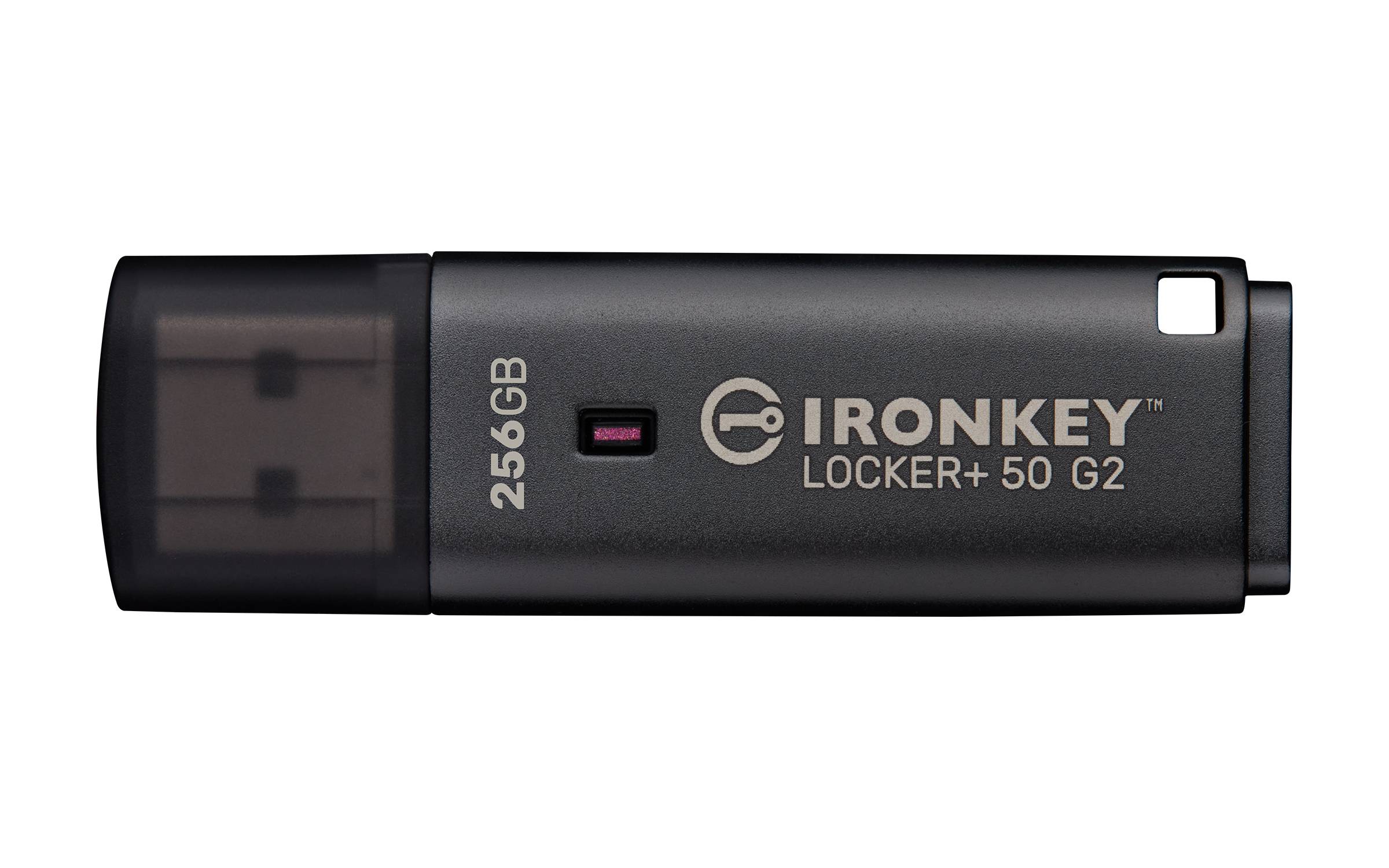 KINGSTON 256GB IronKey Locker Plus 50 G2 Eingabe / Ausgabe USB-Stick-0